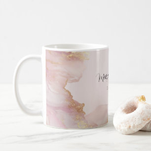 Seraphina Rosa und Gold Tasse