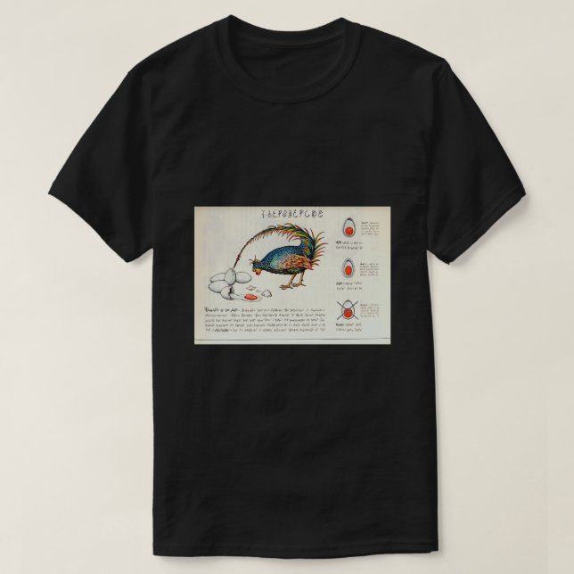 Seraphinianus codex T-Shirt (Design vorne)