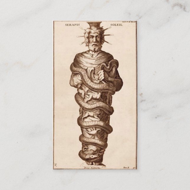 Serapis Bey Chohan vom Vierten Ray Telefonnummerkarte (Vorderseite)