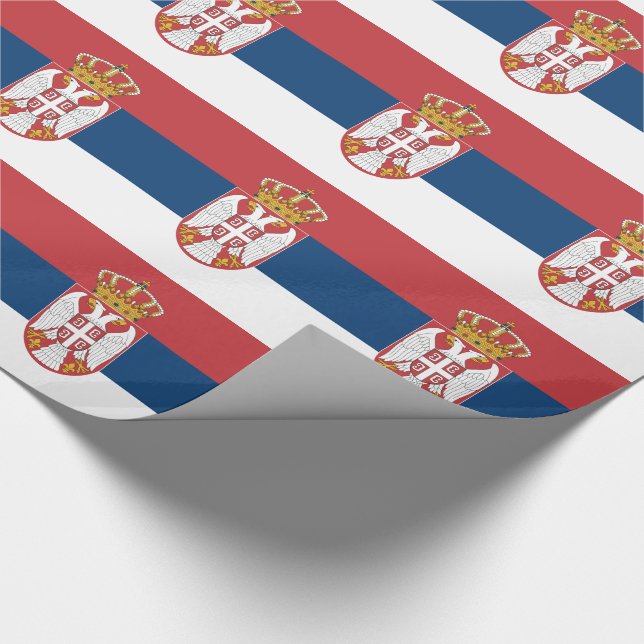 Serbia Flag Geschenkpapier (Ecke)
