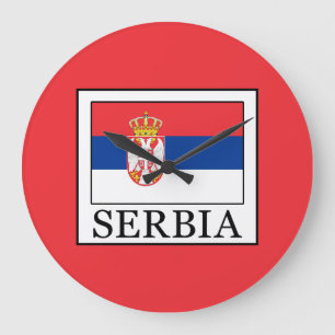Serbia Große Wanduhr