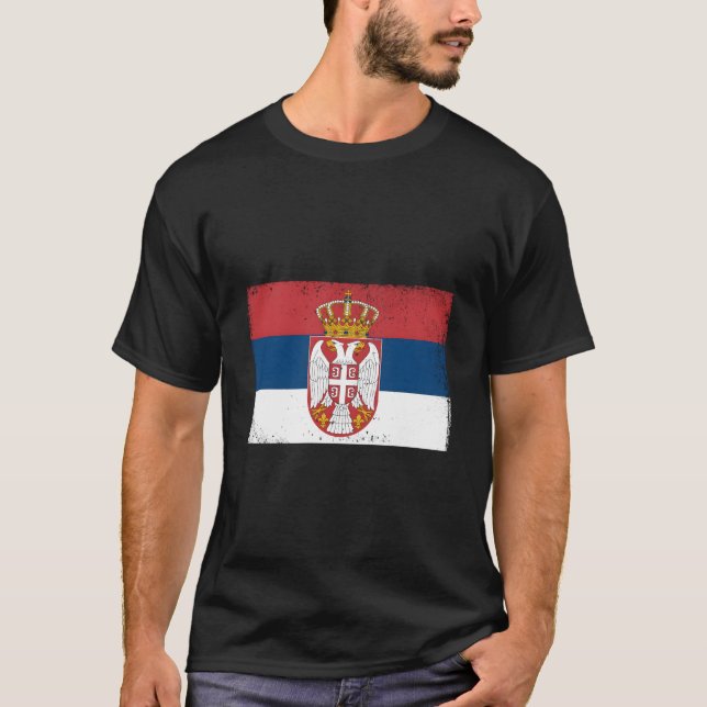 Serbia Serbian Serbian Srbija Yugoslavija Belgrade T-Shirt (Vorderseite)