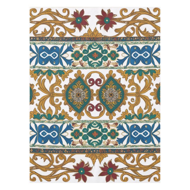 Serbian ethnic seamless design 4 tischdecke (Vorderseite)