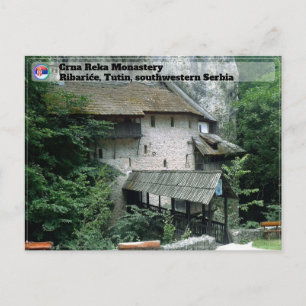 SERBIAN MONASTERIEN - Kloster Crna Reka 2 Postkarte