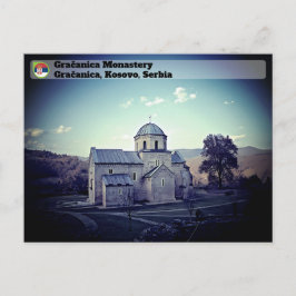 SERBIAN MONASTERIEN - Kloster Gračanica Postkarte