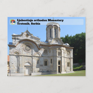 SERBIAN MONASTERIEN - Kloster Ljubostinja Feiertagspostkarte