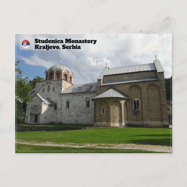 SERBIAN MONASTERIEN - Kloster Studenica Postkarte (Vorderseite)