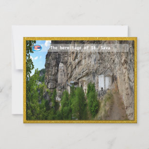 SERBIAN MONASTERIES - Die Einsiedlung von St. Sava Postkarte