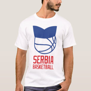 Serbien-Basketball T-Shirt