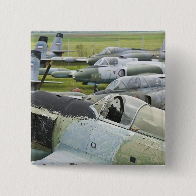 SERBIEN, Belgrad. Jugoslawisches Luftfahrtmuseum Button (Vorderseite)