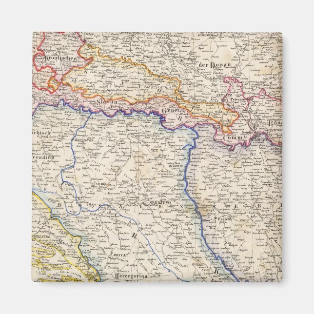 Serbien, Bosnien Magnet (Vorne)