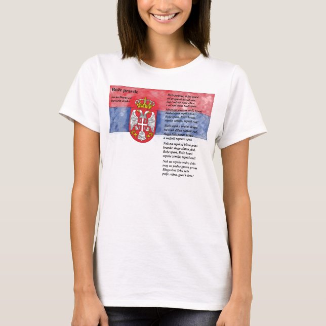 Serbien - Bože pravde T-Shirt (Vorderseite)