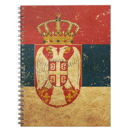 Serbien-Flag-Notebook Notizblock