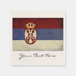 Serbien Flag Party Napkins Serviette