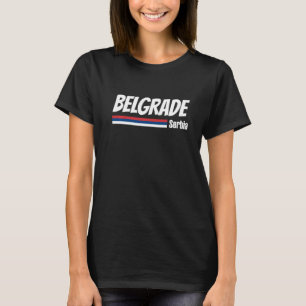 Serbien Flaggenstaat Belgrad Serbien Serbiens Prid T-Shirt