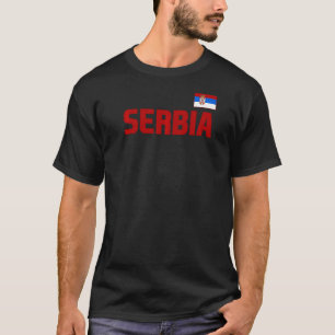 Serbien Flaggenstaat Serbien - Stolzes internation T-Shirt