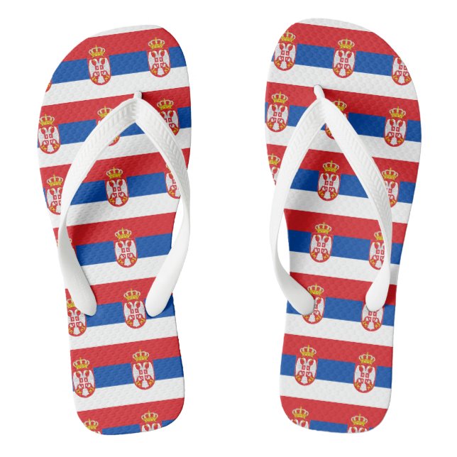 Serbien Flip Flops (Fußbett)