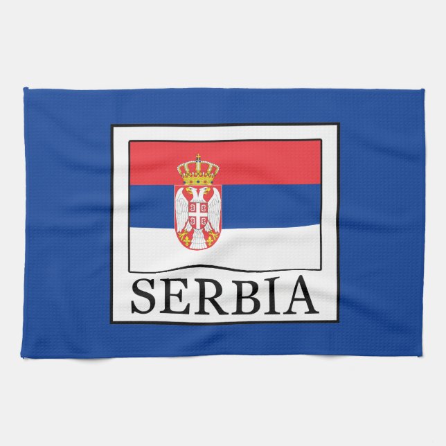 Serbien Geschirrtuch (Horizontal)