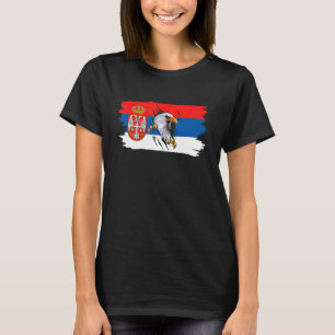 Serbien-Hemd, serbische Landkarten, serbische Flag T-Shirt