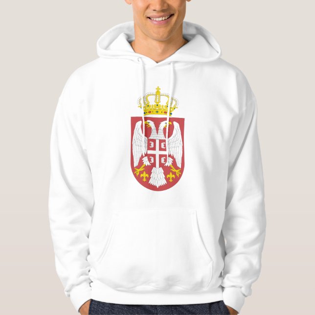 Serbien Hoodie (Vorderseite)