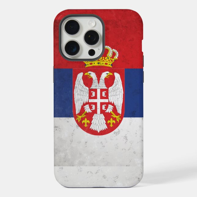 Serbien iPhone Hülle (Rückseite)
