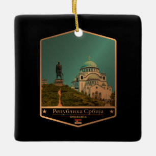 Serbien Keramikornament