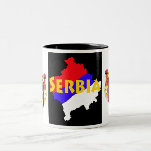 Serbien/Kosovo Zweifarbige Tasse