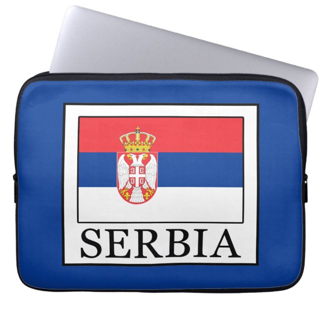 Serbien Laptopschutzhülle (Vorderseite)