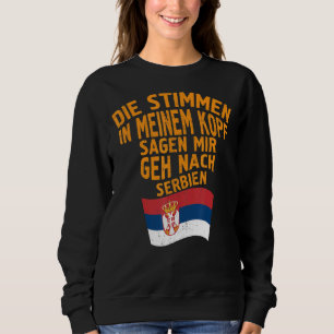 Serbien Serbischer Serb Srbija Flag Jugoslavija Be Sweatshirt