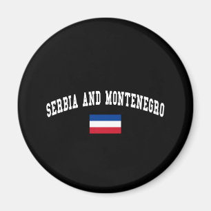 SERBIEN UND MONTENEGRO MAGNET