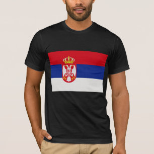 Serbiens Flagge T-Shirt