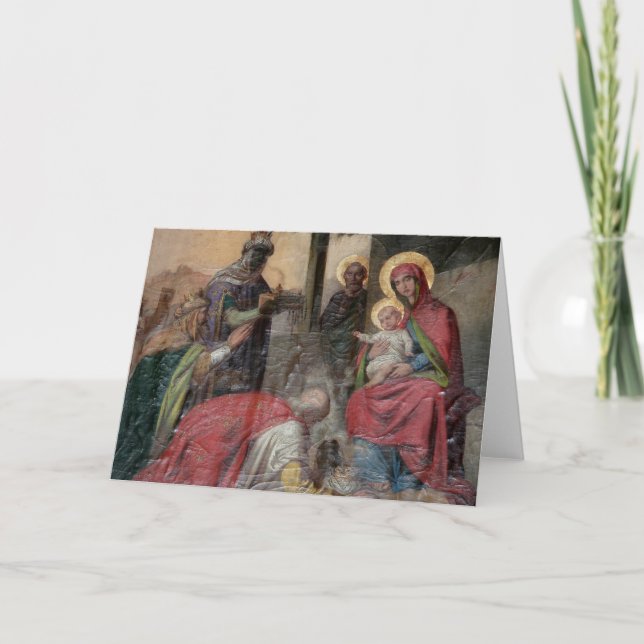 Serbisch-orthodoxe Ikonographie in der Kirche von  Karte (Vorderseite)