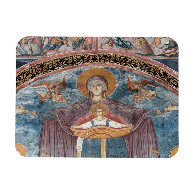 serbisch-orthodoxe Kirche und UNESCO-Standort 2 Magnet (Horizontal)