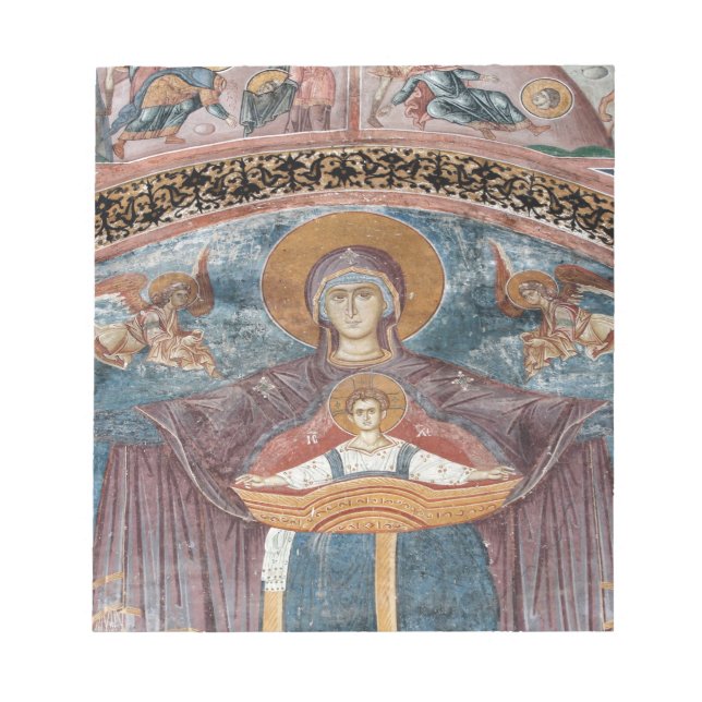 serbisch-orthodoxe Kirche und UNESCO-Standort 2 Notizblock (Vorderseite)