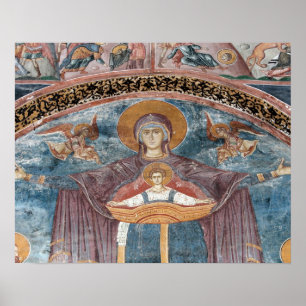 serbisch-orthodoxe Kirche und UNESCO-Standort 2 Poster