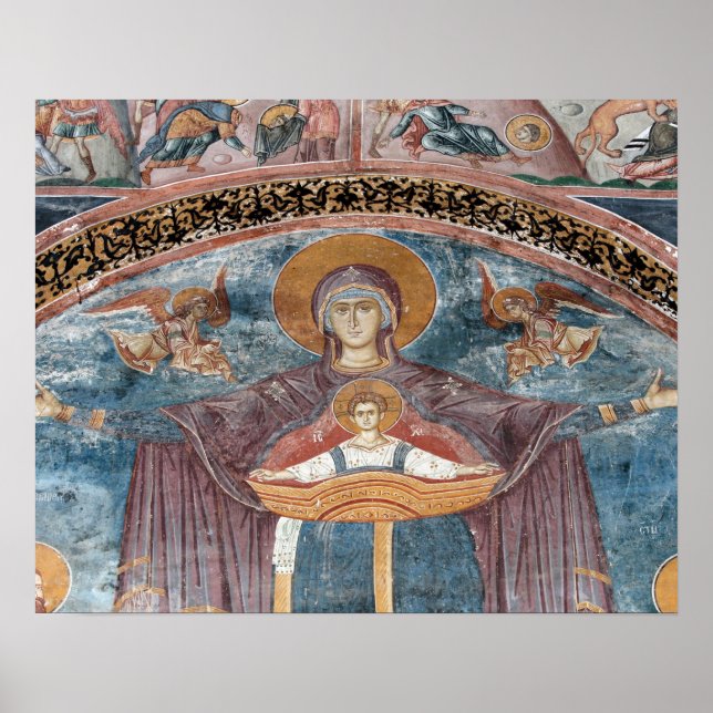 serbisch-orthodoxe Kirche und UNESCO-Standort 2 Poster (Vorne)