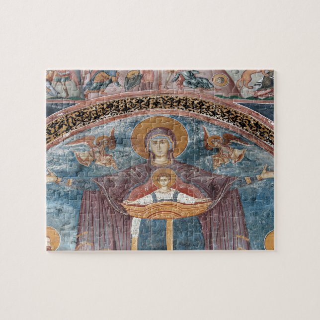 serbisch-orthodoxe Kirche und UNESCO-Standort, 2 Puzzle (Horizontal)