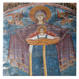 Serbisch-Orthodoxe Kirche und UNESCO-Standort, Fliese