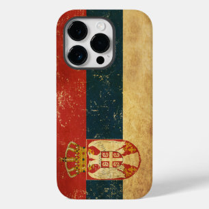 Serbische Flagge Case-Mate iPhone 14 Pro Hülle