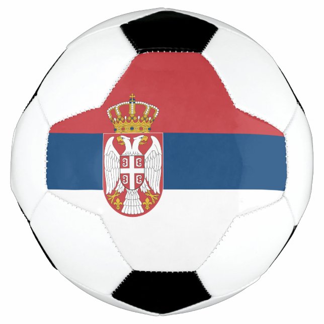Serbische Flagge Fußball (Vorderseite)