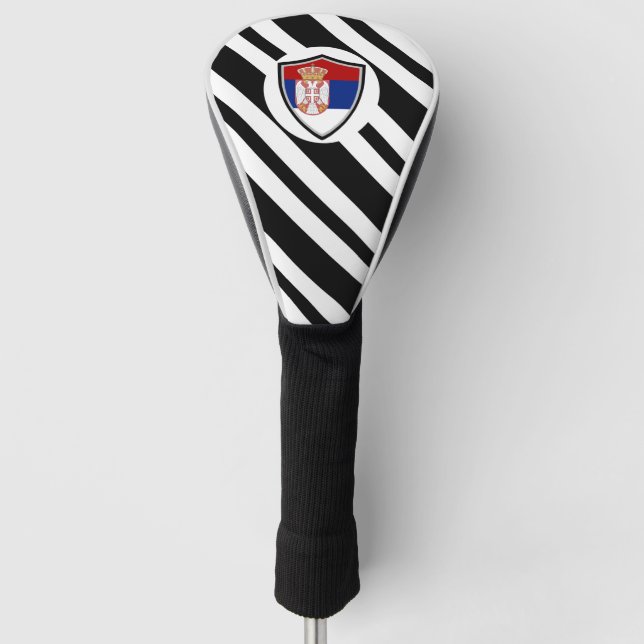 Serbische Flagge Golf Headcover (Vorderseite)