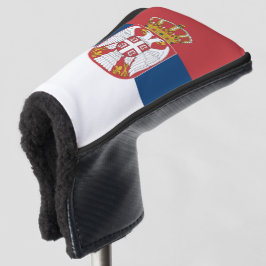 Serbische Flagge & Golf Serbiens Sport Covers /Clu Headcover