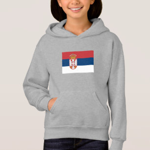 Serbische Flagge Hoodie