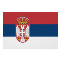 Serbische Flagge