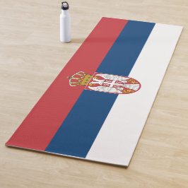 Serbische Flagge (Serbien) Yogamatte