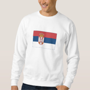 Serbische Flagge Sweatshirt