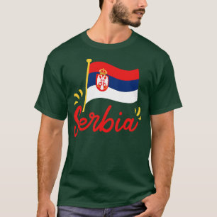Serbische Flagge T-Shirt