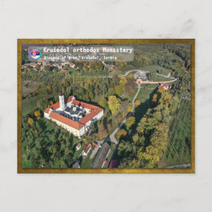 SERBISCHE KLÖSTER - Kloster Krušedol Postkarte