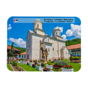 SERBISCHE KLOSTER - Kloster Mileševa 2 Magnet