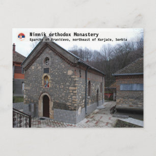SERBISCHE KLÖSTER - Orthodoxes Kloster Nimnik 3 Postkarte